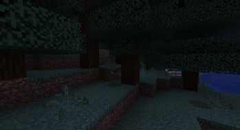 A skeleton and zombie