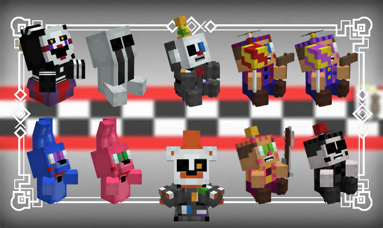 Fnaf Ultimate Custom Plushie Minecraft Texture Pack