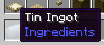 Fixed Tin Ingot