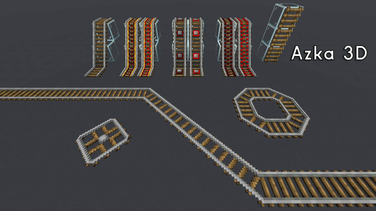 Diagonal Rails & Ladders on Banner