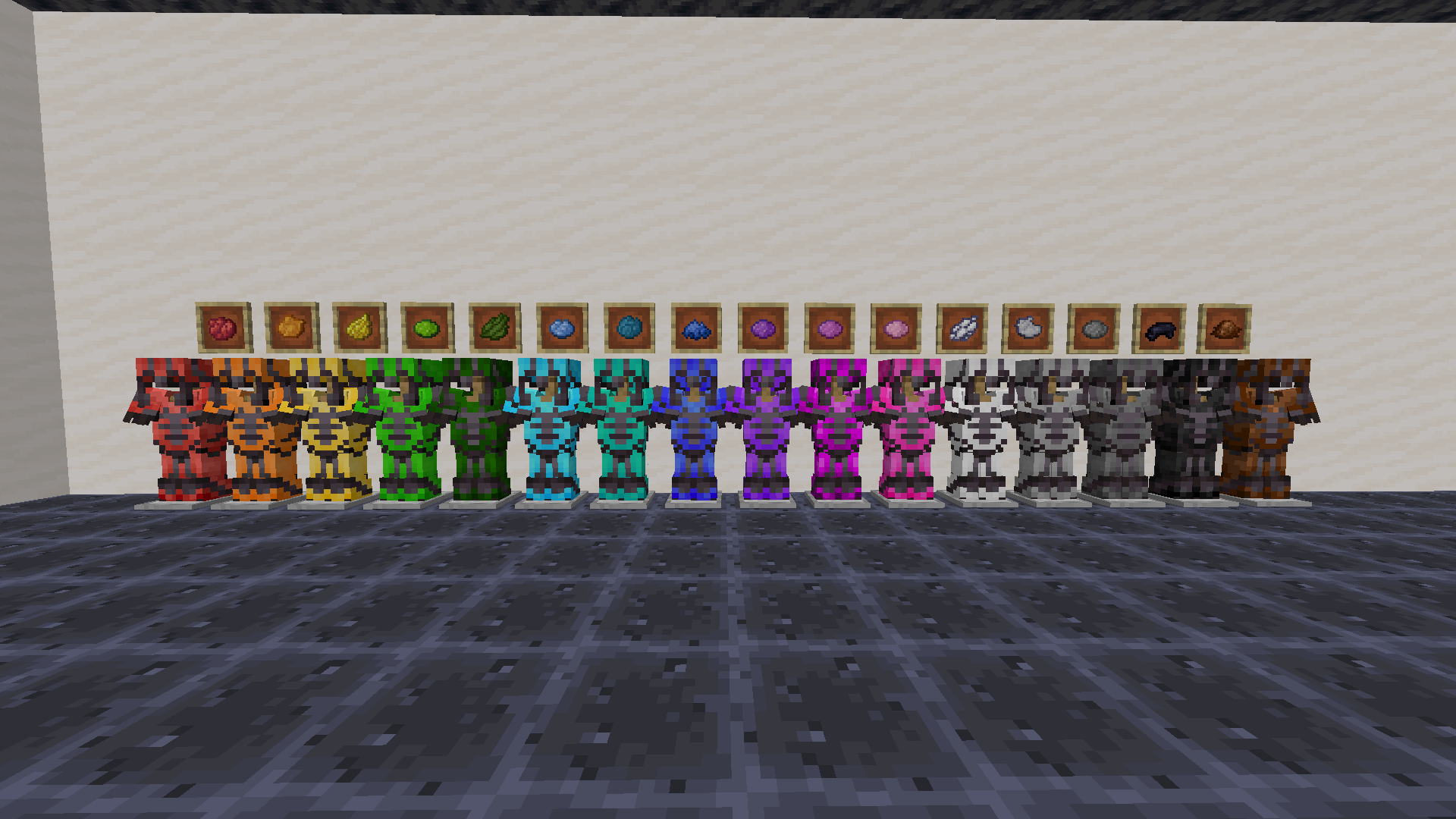 All 16 dyes can be used