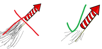 Transparent Firework Trails Screenshot 1