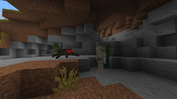 In the mine 