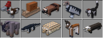 All the New Tameable Mobs!