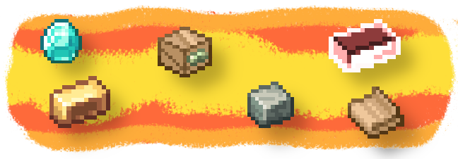 a lot of items
