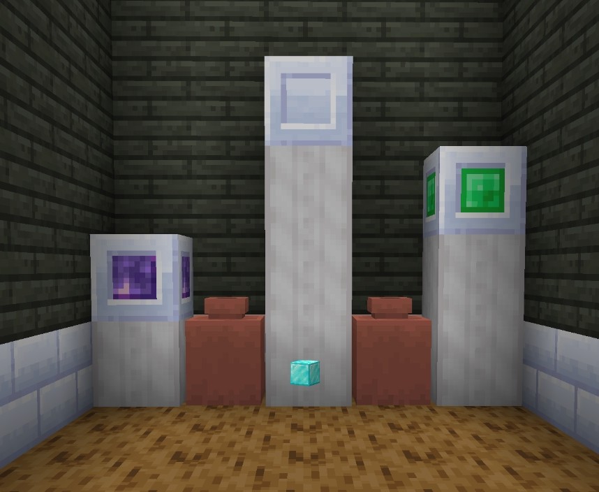 Gem Casing can hold blocks of minerals and gems