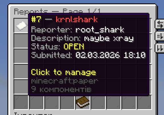 Report GUI