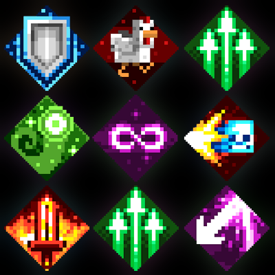 Minecraft Dungeons Enchantment Icons