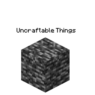 MinecraftTop4ik's Uncraftable Things