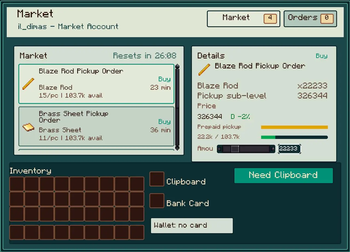 Market UI