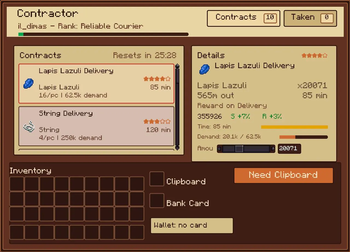 Contractor UI