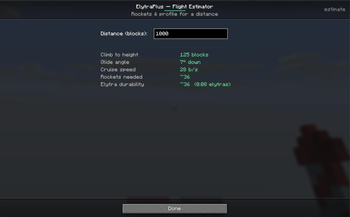 Flight estimator
