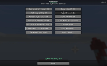 The menu