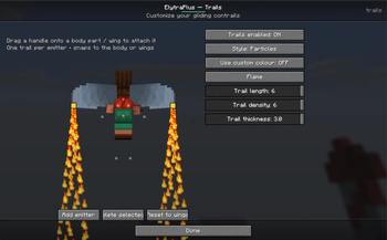Add contrails with lines or particles