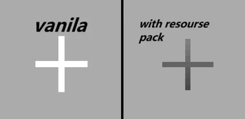 vanila and with resourse pack