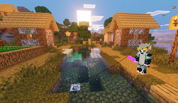 Peaceful Village fishing.