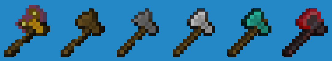 All pickaxes in one image (version v1.0.2)