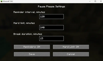 Configuration Screen