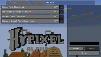 Config Menu