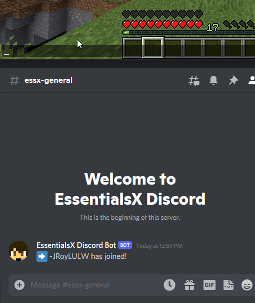 Discord: chat bridge