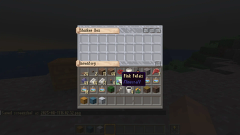 Custom textures for each shulker box color.