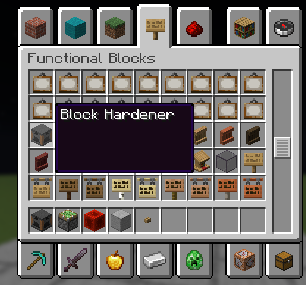 How the block should look in the creative inventory