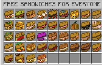 List of current Sandwiches