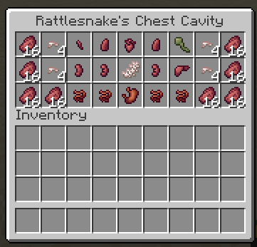 Rattlesnake's Chest Cavity