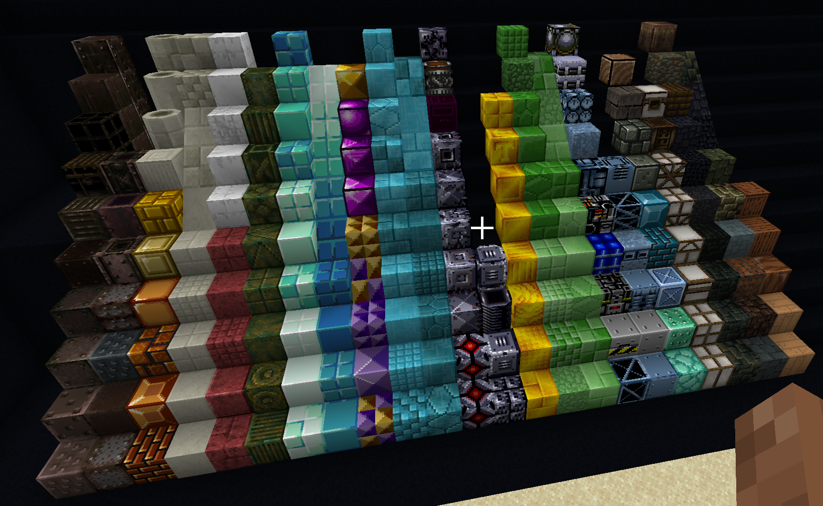 Conventional Cubes has over 200 blocks to choose from