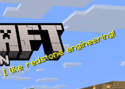 I like redstone engineering!