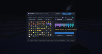 The gradient GUI