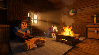 Snity increase in bright campfire