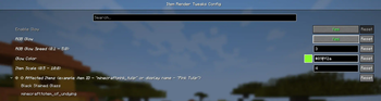 Mod config