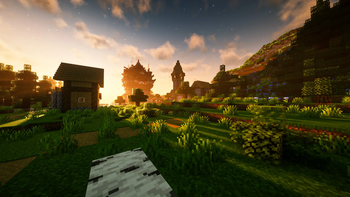 View of the village under threat of curses