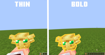 THIN or BOLD