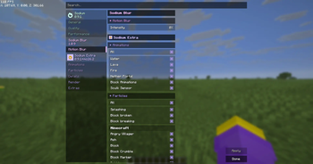 Sodium Blur Option