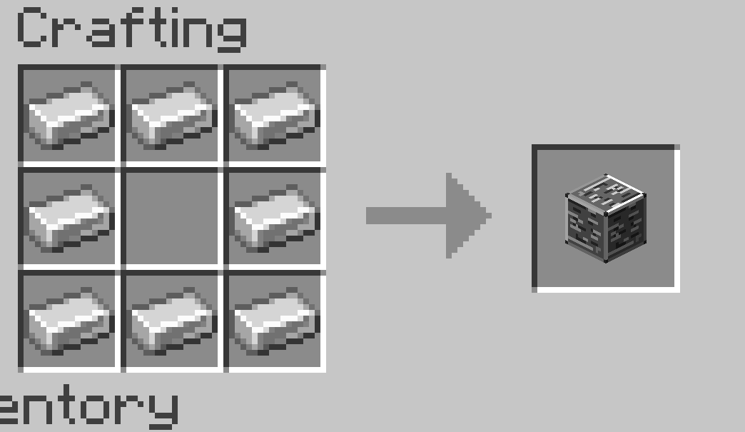 Steel Block Crafting Recipe
