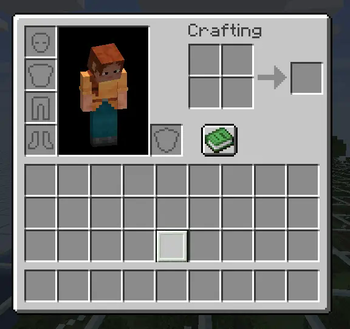 The Selected Slot in the Inventory is Highlighted and Bordered