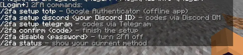 2FA Commands 