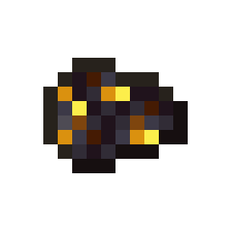 Gilded Blackstone Rock
