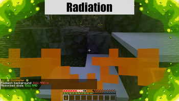 Debuffs if you are near an explosion
