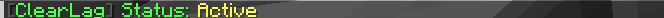 /clearlag status