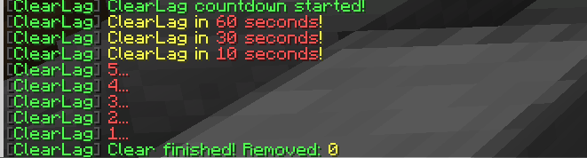 /clearlag countdown