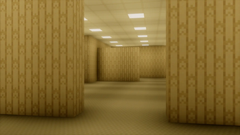 Backrooms with shader (Bliss)