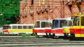 Tram depot