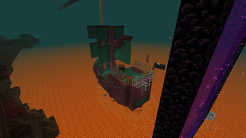 Sailing to the Nether, arrival