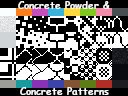 Color to pattern reference chart