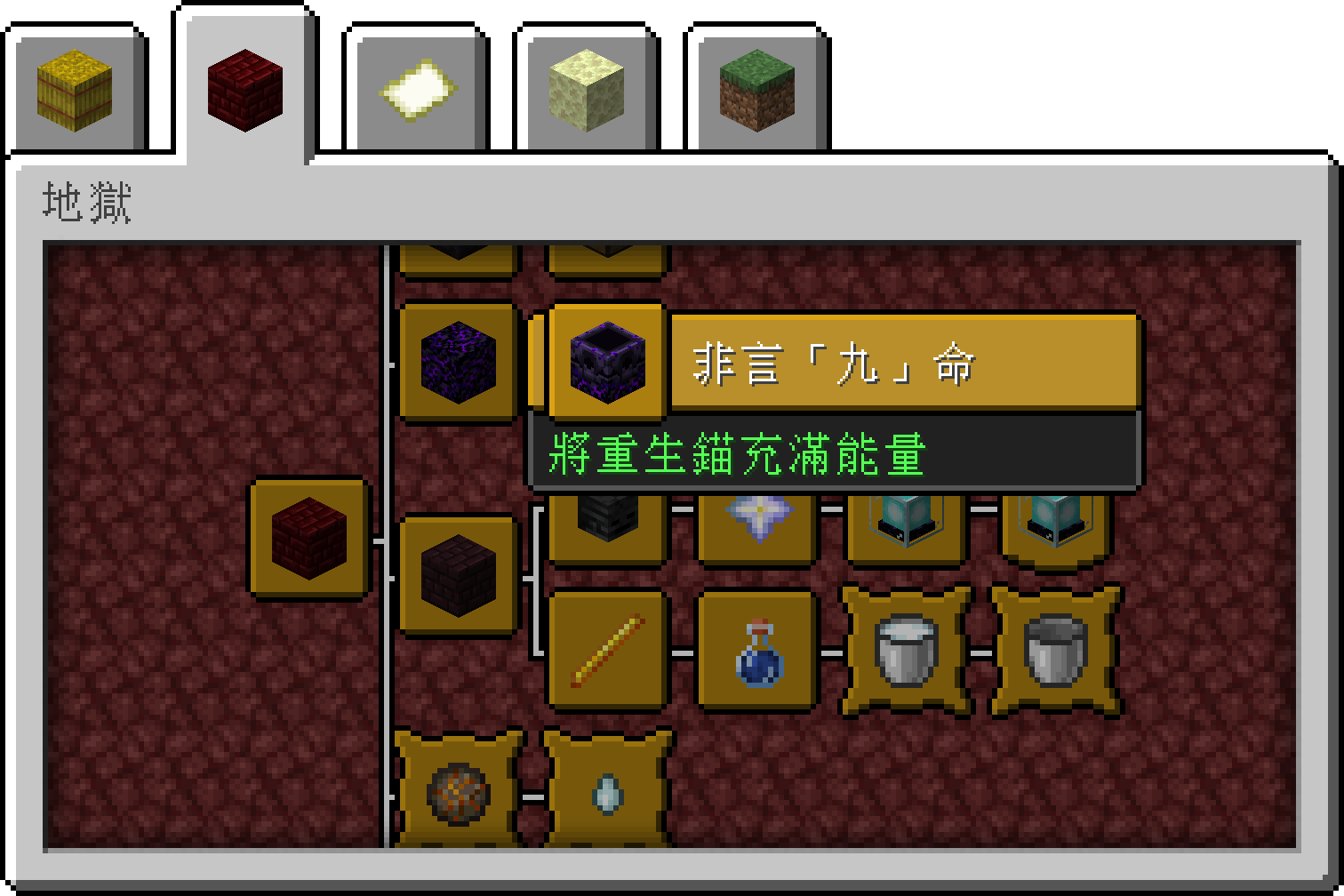 Advancement example