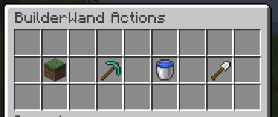 Buildierwand Actions