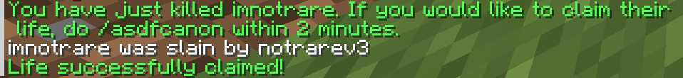 Claim a life
